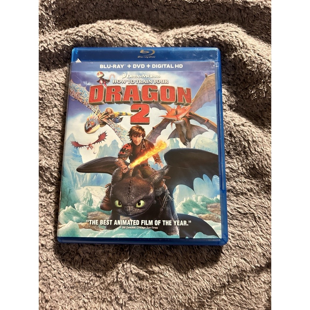 How to Train Your Dragon 2 (DVD, Blu-ray, 2014, 2-Disc Set)‎